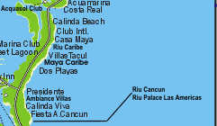 cancun hotels, casa maya, gran caribe real, calinda beach