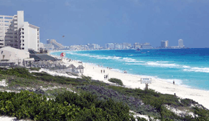 Playa Delfines Beach in Cancun Mexico